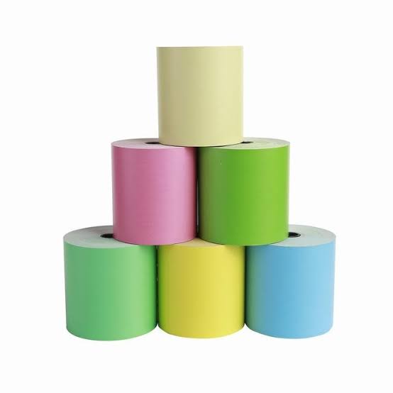 Papel térmico de colores 80×80 mm